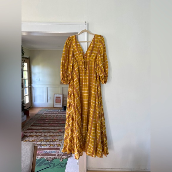 STAUD Dresses & Skirts - New w/o tags Staud floor length golden yellow dress